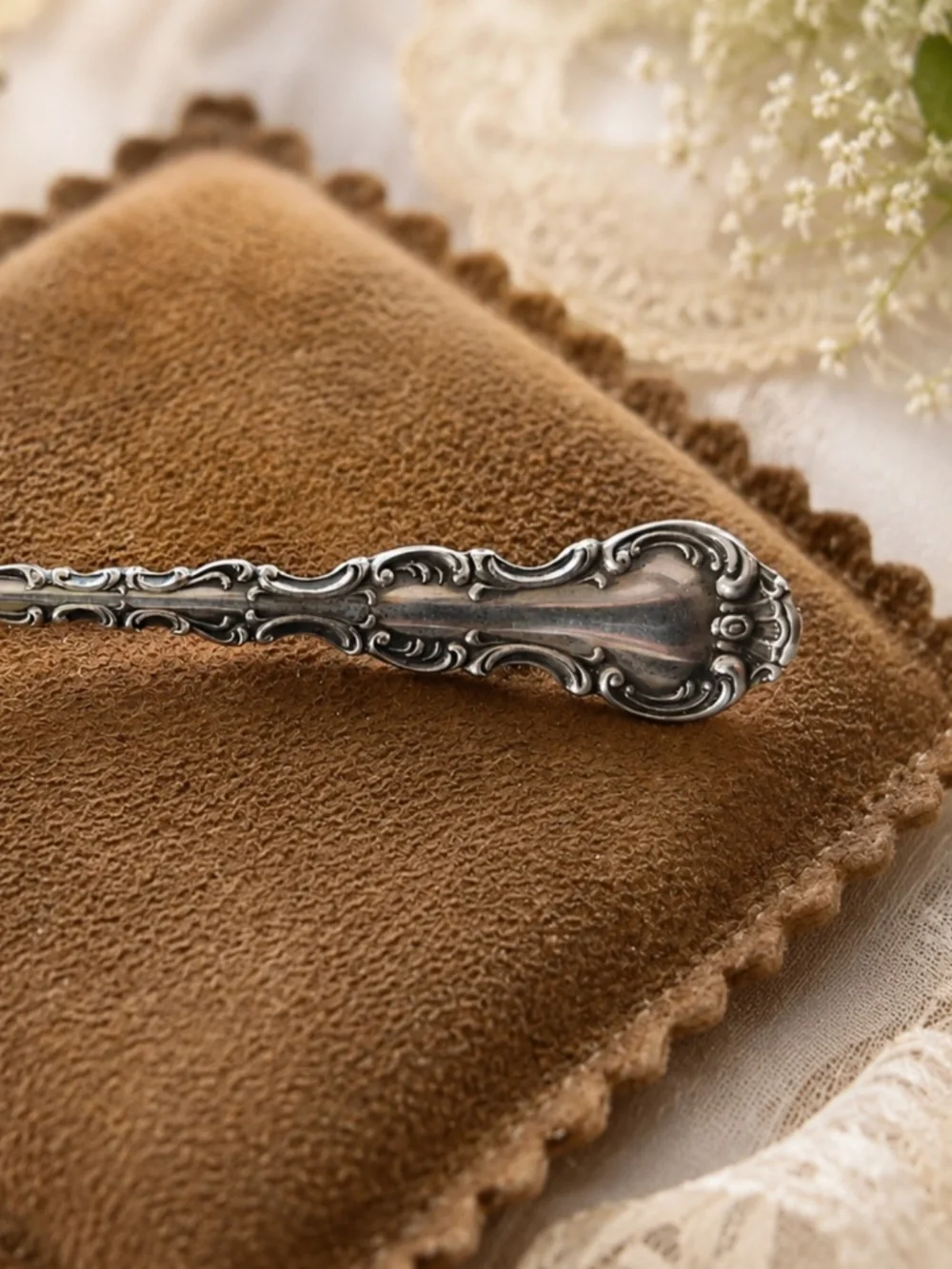 Vintage Gorham Sterling Silver Spoon Brooch | Sterling Spoon Pin |